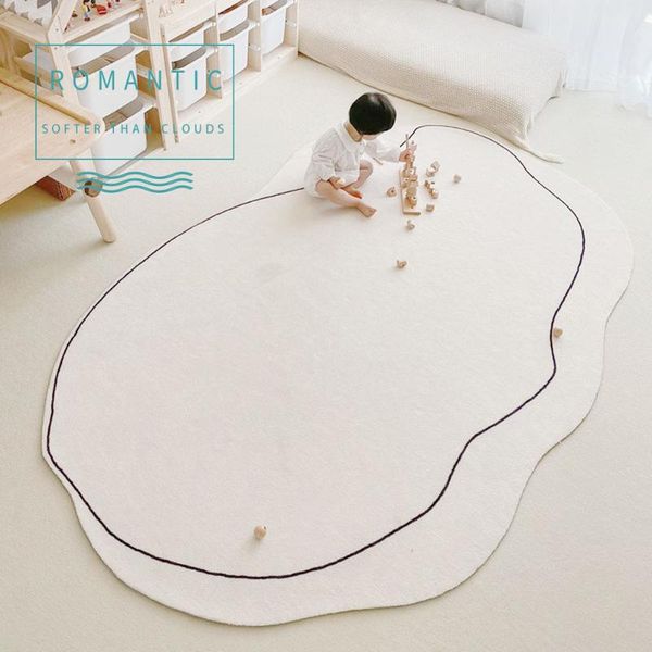 

carpets nordic carpet original design living room bedroom large area rugs ins plush children rug tatami crawling mat home