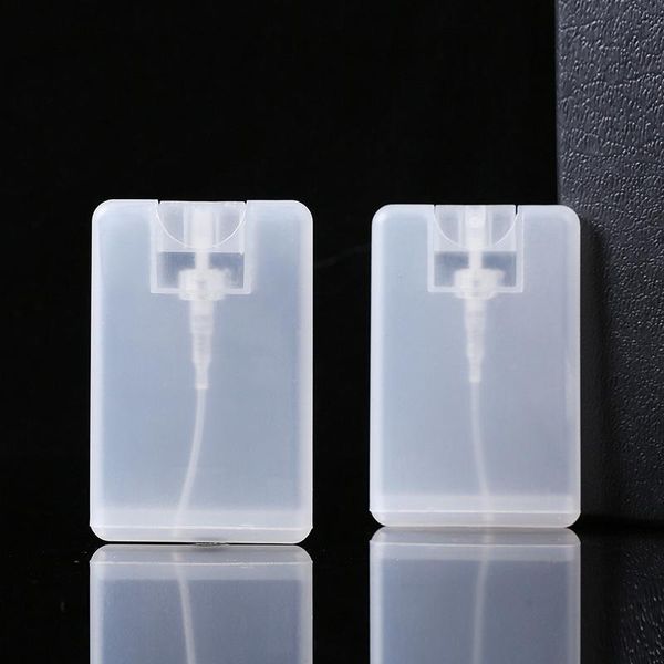 

storage bottles & jars 20ml 9 colors plastic card type portable perfume spray bottle moisturizing water box