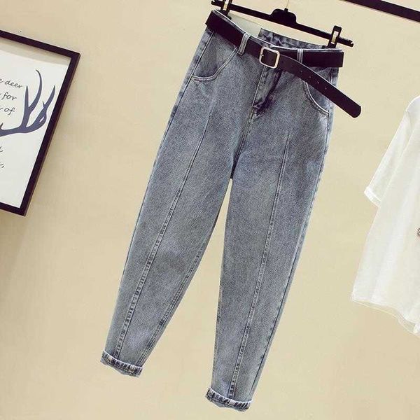 

women's pants & capris light blue straight jeans women mom casual loose denim long vintage high waist large size streetwear f vv37, Black;white