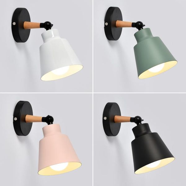 

wall lamps home lighting modern colors metal lamp nordic simple style living room bedroom study lights