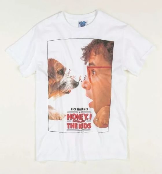

honey i shrunk the kids movie poster white t-shirt, White;black