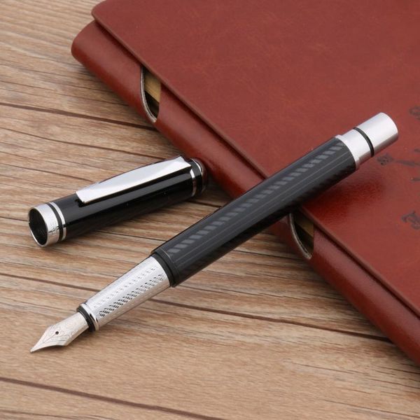 

standard business write classic silver black gift iridium fountain pen pens