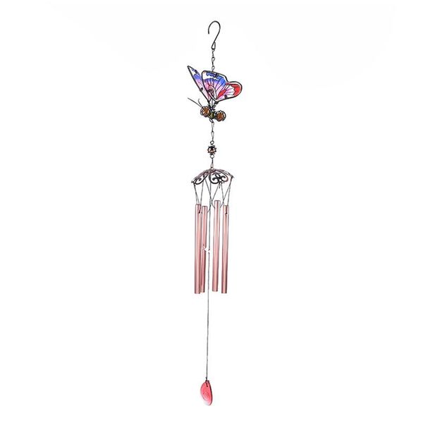 

decorative objects & figurines butterfly wind chime 3d indoor outdoor bell craft yard balcony home garden decoration with hook bedroom windo