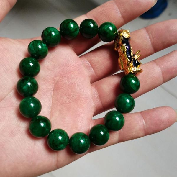 

charm bracelets pixiu bracelet chinese good lucky feng shui pi yao wealth luck jewelry drop, Golden;silver