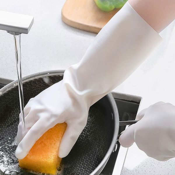 

disposable gloves nitrile rubber golves dishwashing kitchen accessories sets household chores cleaning durable waterproof long style
