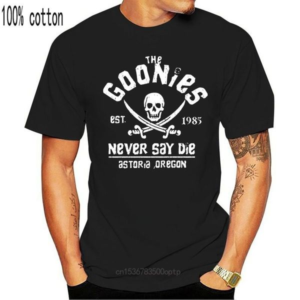 

men's t-shirts one yona goonies t shirt t-shirt short-sleeve graphic tee fun 100 percent cotton beach male big size tshirt, White;black