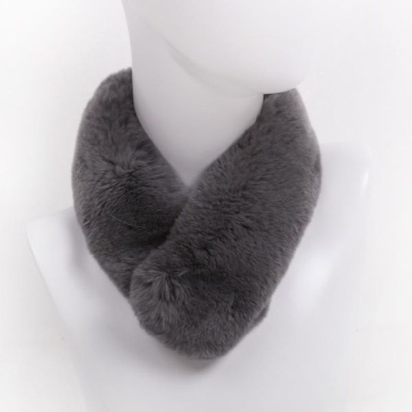 

scarves women real rex full pult fur scarf, Blue;gray