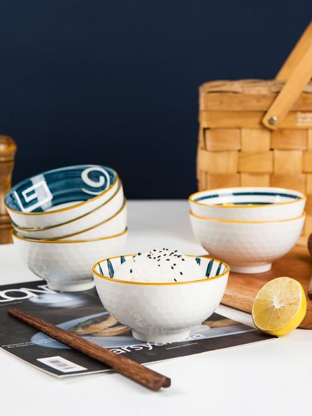 

bowls nordic kitchen bowl set ramen japanese-style mixing salad noodle zero waste ice cream miski tableware ae50wa