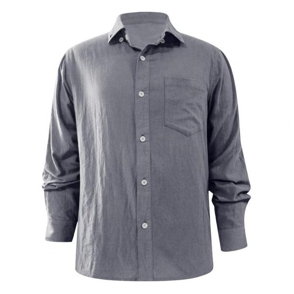 

men' tank vintage men casual shirt long sleeve cotton linen stand collar solid business streetwear shirts harajuku camisa masculina 2, White;black