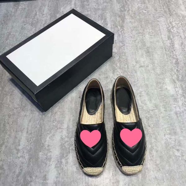 

women's espadrilles casual shoes spring and autumn fashion hemp rope bottom flat heel real soft leather platform shoes 34-42, Black