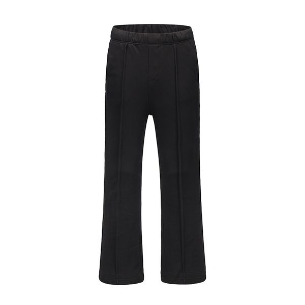 Pantaloni svasati larghi Wasit elastici neri a righe Pantaloni casual oversize dritti a gamba larga da uomo e da donna