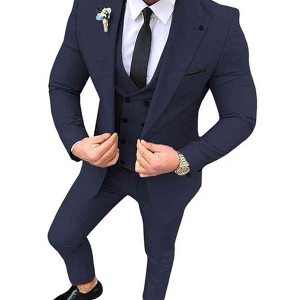 

men's suits & blazers male 3-inch notch lapel thin fitting casual blazer prom suit tuxedo man for the shape of wedding (blazer plus ves, White;black