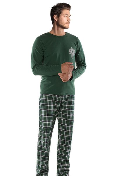 

men's sleepwear men 's pajama set soft comfortable spring autumn winter long sleeve pants home wear plus size cotton suite comfort, Black;brown
