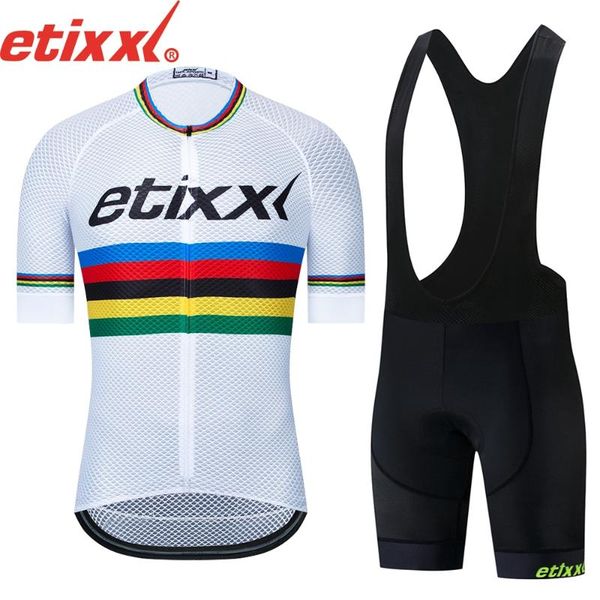 

racing sets 2021 summer strava cycling jersey short sleeve set maillot ropa ciclismo uniformes quick-dry bike clothing mtb cycle clothes, Black;blue