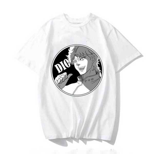

men's t-shirts 2021-jojo bizarre adventure dio soft t-shirt kawaii men graphic karate cartoons t harajuku male shirt, White;black
