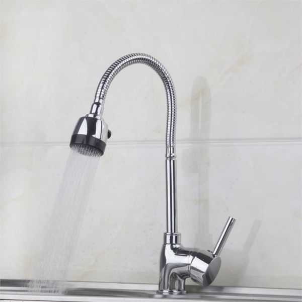 

kitchen faucets sink basin faucet swivel spout contemporary chrome ceramic plate spool cold water mixer taps