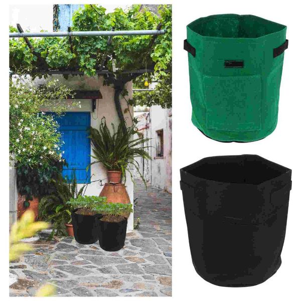 

planters & pots 2pcs non-woven fabrics potato planter bags thick planting (assorted color)