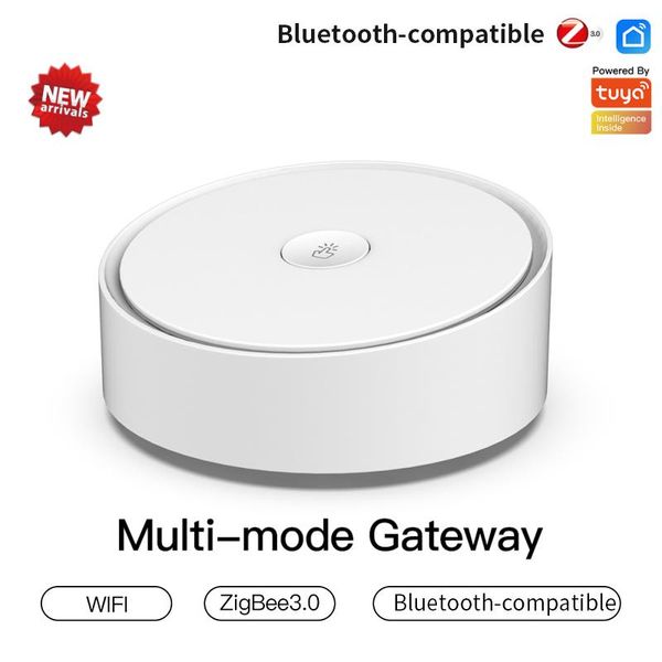 

smart home control tuya zigbee+bluetooth-compatible+wifi gateway hub life app wireless remote controller works with alexa google