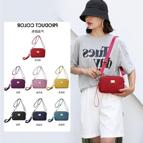 

simple messenger women's cloth bag portable new 2021 version of the trendy casual oxford nylon shoulder sma multi-compartment kor kdbjp
