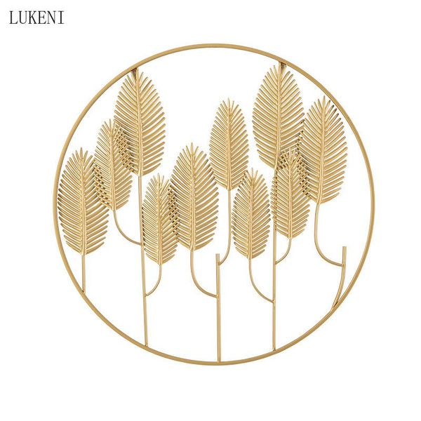 

nordic light luxury wrought iron wall decoration porch living room background pendant bedroom hanging decorative objects & figurines