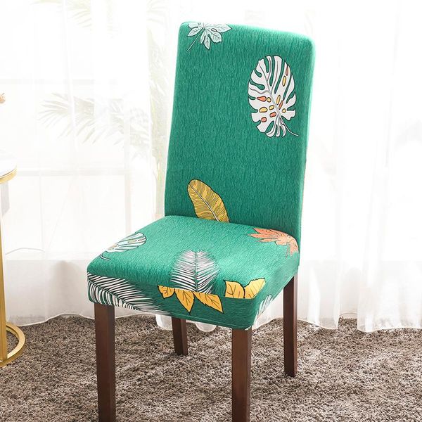 

chair covers european milk silk print full stretch cover protector seat removed washable christmas