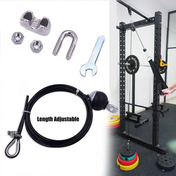 

accessories 2m-3m gym cable wire rope heavy duty steel replacement parts fitness pulley strength trainning equipment
