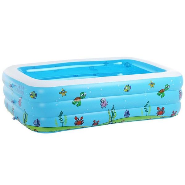 

pool & accessories baby inflatable swimming for summer kids game fencing children portable bath tub miniplayground 105x85x43cm