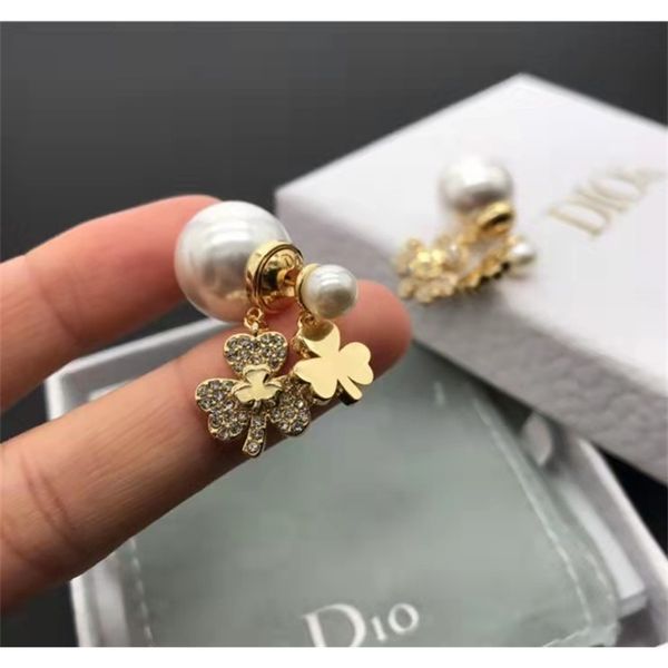 

70% off outlet online family's new april grass pearl earrings, Silver