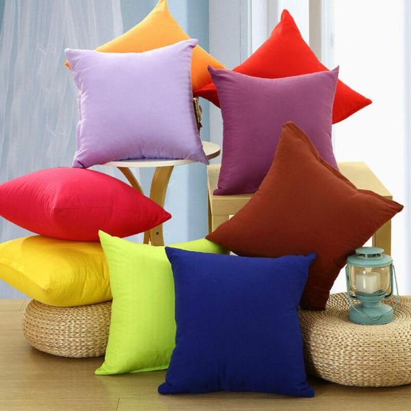 

pillow case chair office car cotton waist throw cushion cover home sofa decor
