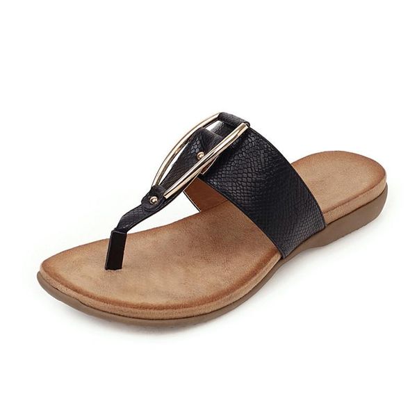 

slippers 2021 fashion flat simple wild sandals womens, Black