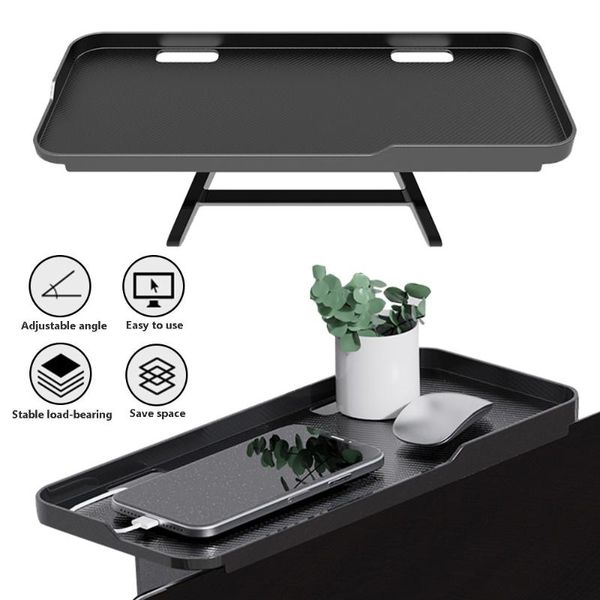 

storage baskets computer monitor rack plastic lcd tv screen bracket creative multifunctional shelf accessories