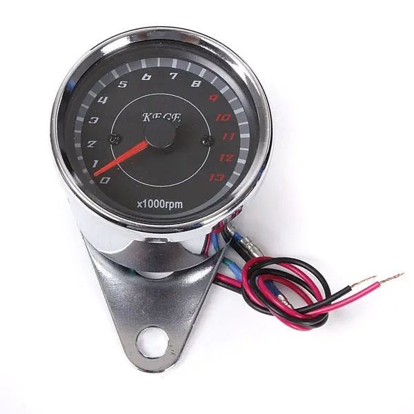 Motorrad-Tachometer, Drehzahlmesser, Kilometerzähler, Drehzahlmesser, 0–13.000 U/min
