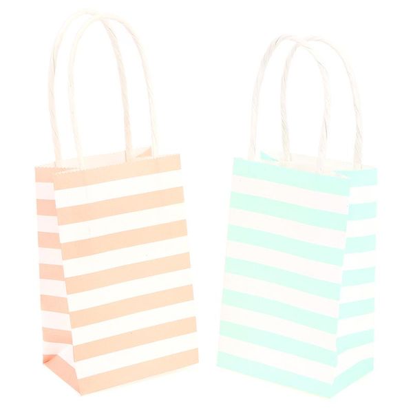 

gift wrap 10pcs paper stripe bag packaging candy cookie present packing