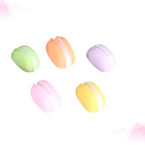 

fridge magnets 5pcs macaron cake shape magnet sticker resin washing machine office magnetic random color
