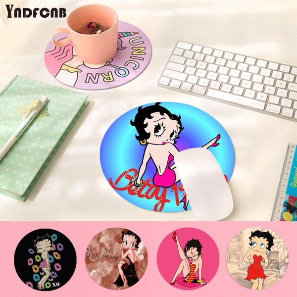 

mouse pads & wrist rests yndfcnb design betty boop soft rubber professional gaming pad mousepad rug for pc lapnotebook