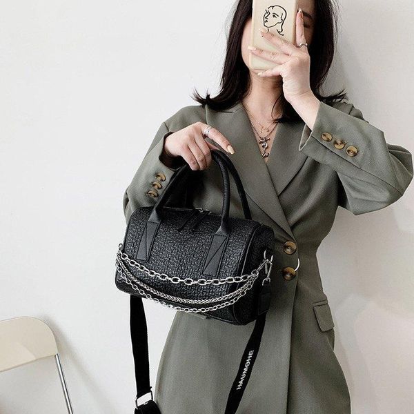 

bags for women 2021 leather chain boston lady's messenger bag luxury designer handbag purses and handbags sac femme shoulder