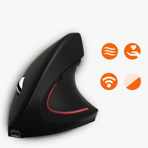

mice durable vertical wireless mouse game ergonomic 2400dpi usb rechargeable