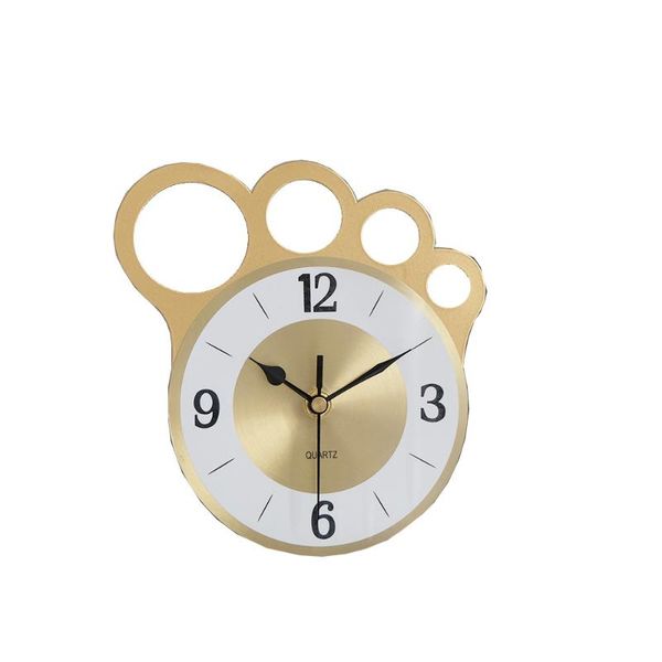 

desk & table clocks modern and simple nordic iron clock golden creative mute personalized finger decorative ornaments