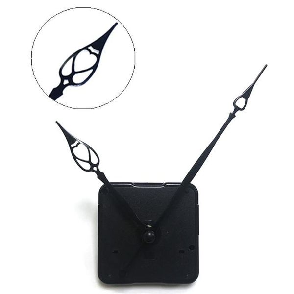 

wall clocks 10sets 8/12/18/20mm shaft hollow heart-shaped hands silent quartz clock movement mechanism repair tool parts kit diy set