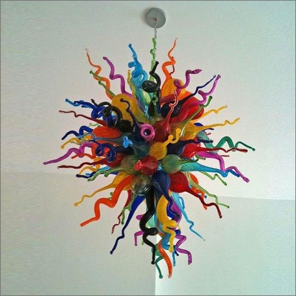 

spring style art glass chandelier air staircase long chandeliers