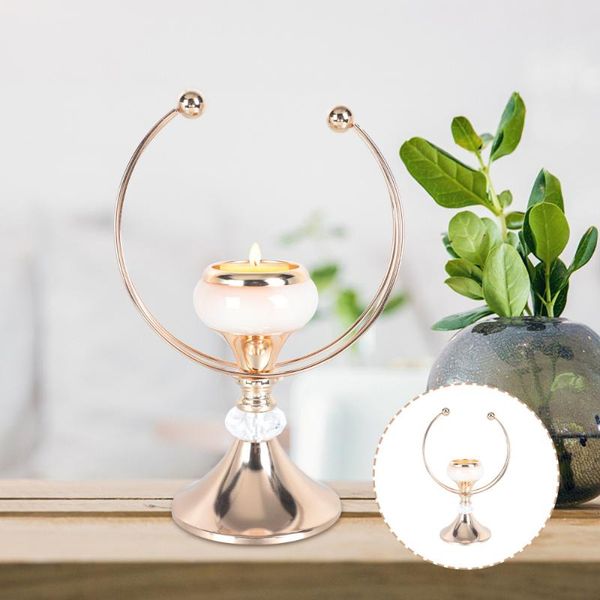 

candle holders 1pc deskcandlestick iron holder european style golden