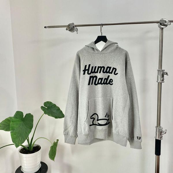 

men's hoodies & sweatshirts human made 21fw casual and women's loose camping hoodie couple plus fleece, Black