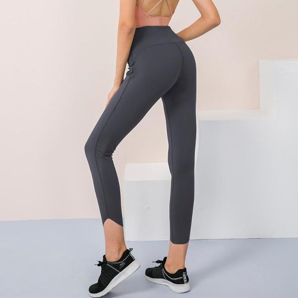 

yoga outfit sport leggings women's pants training high waist tracksuit elastic seamless workout women breathable long