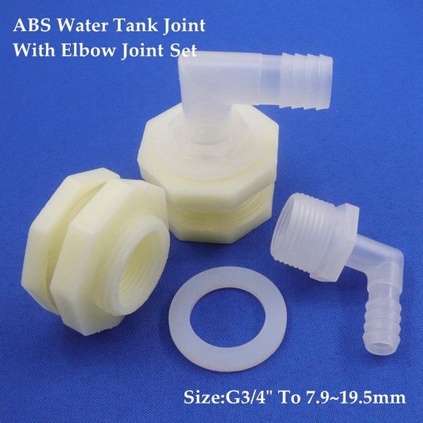 

watering equipments 1~50 sets g3/4 to 7.9~19.5mm water tank connector drain elbow aquarium joint irrigation garden hose