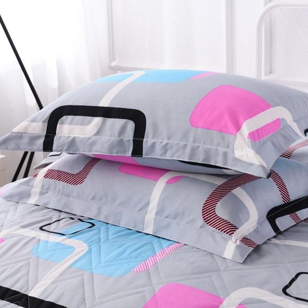 

pillow case nordic jacquard soft simple pillowcase one-pair package single person double 74*48 decorative