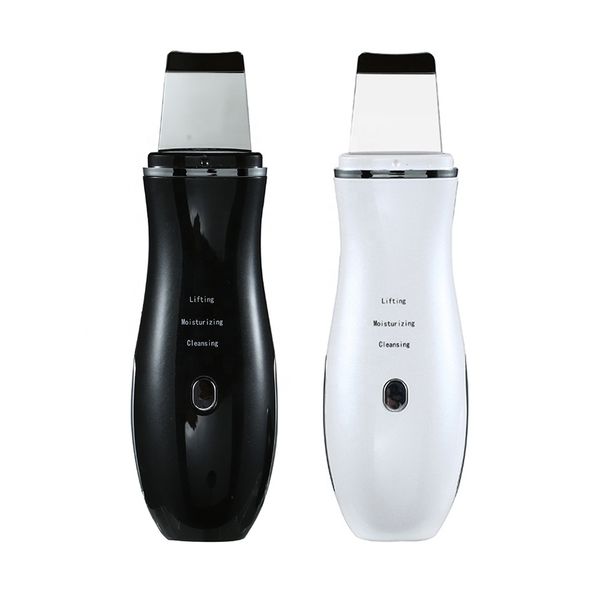 

electric face scrubbers ultrasonic skin shovel cosmetic instrument facial scrubber peeling blackhead exfoliating pores cleaner tool