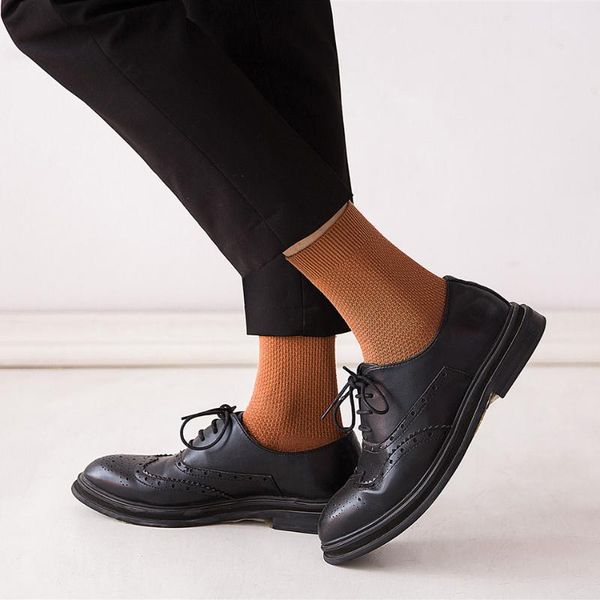 

men's socks cotton winter summer stripe soft black leisure business casual breathable color us size(7-11.5) eu 39-48