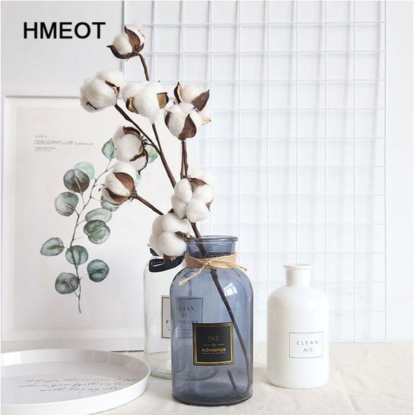 

decorative flowers & wreaths hmeot artificial cotton single branch flower diy wedding decoration christmas home