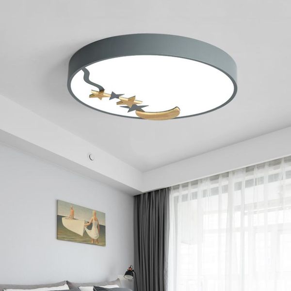 

nordic style fashion all-match leaf embellishment circular chandelier for bedroom, study room and living pendant lamps