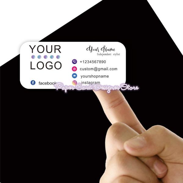 

personalized color street stickers customized your information greeting cards